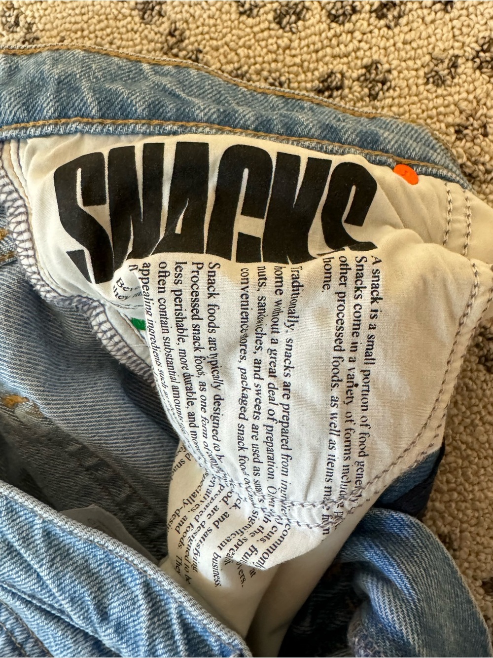 Mother Snacks Denim View 3